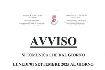 Avviso alla popolazione